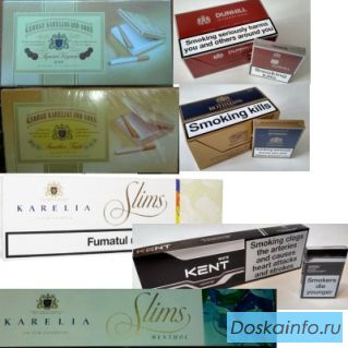 Европейские сигареты в ассортименте
