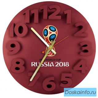 Настенные часы 'Чемпионат мира по футболу 2018'