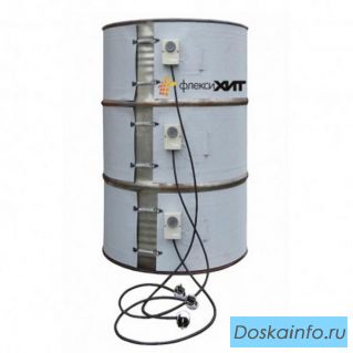 Поясной полиуретановый высокотемпературный  нагреватель для бочек для мягкого разогрева сырья до зад