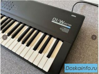 Korg 01/W Pro 76-клавишный синтезатор, черная клавиатура, музыкальные инструменты F/S