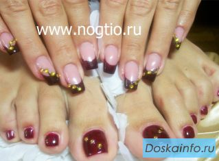 Услуги красоты. Маникюр, педикюр, наращивание ногтей.