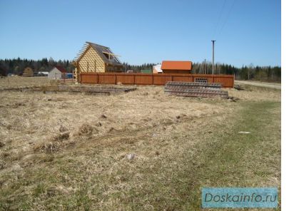 Продается участок  в 40 км от Санкт-Петербурга