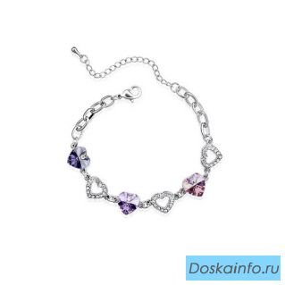 Браслеты с кристаллами Swarovski