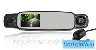 Автомобильный регистратор с тремя камерами  Сar DVR B2000