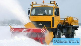 Уборка и вывоз снега профессионально и дешево в Санкт-Петербурге Калининском районе