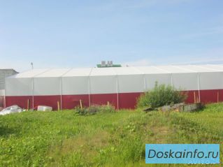 Тент-шатер бу 800 кв.м. на конструкции непродуваемый