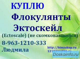 Требуются Флокулянты Эктоскейл