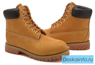 Классические желтые ботинки Timberland.