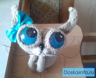 Кошка Амигуруми