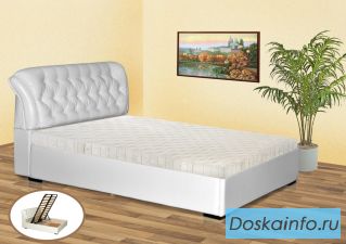 Мягкая кровать с подъемным механизмом