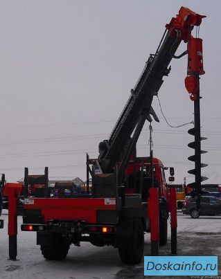 Буровая установка на базе камаз 4326 вездеход
