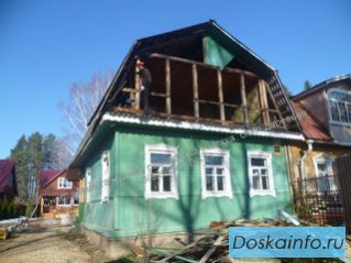 Снос, слом, разбор, демонтаж дома. Разбор дома после пожара