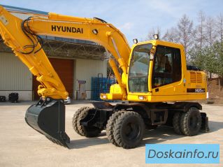 Колесный экскаватор Hyundai R1400W-7