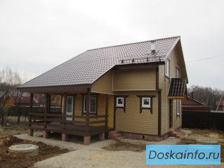 Загородный дом из бруса 155 м.кв. 7 соток Киевское шоссе 90 км