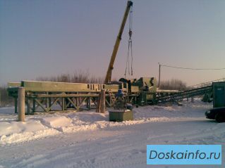 Линия переработки крупногабаритного железобетона