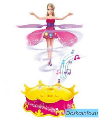 Сказочная летающая фея Flying Fairy Barbie с музыкой и подсветкой