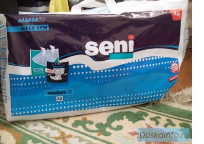 Подгузники для взрослых tena и super seni недорого