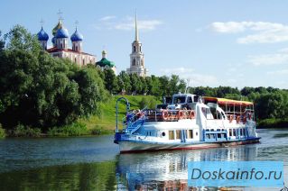 Теплоход по реке Оке