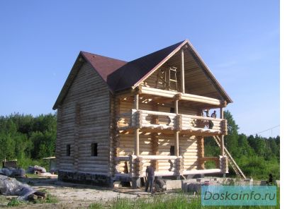 Срубы домов, бань, коттеджей