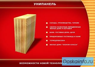 Инженерная древесина (унипанель)