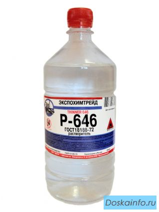 Растворитель 646 1л оптом