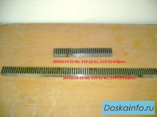 Рейки к станку 1К62, рейки зубчатые