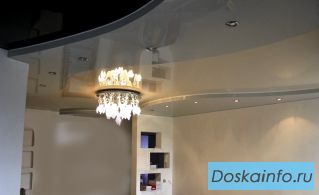 Только качественные натяжные потолки на алюминиевом багете.