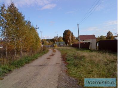 Продам участок 10сот. в деревне в Чеховском районе