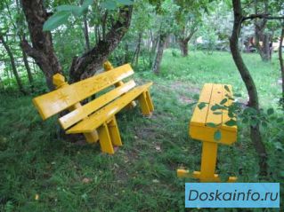 Скамейки-2     шт.     стол-1        шт. на участок. дом. сад.