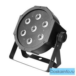 Led      Par        Flat      Light 7*10 RGBW