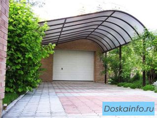 Изготовление навесов из поликарбоната, кованые козырьки и беседки