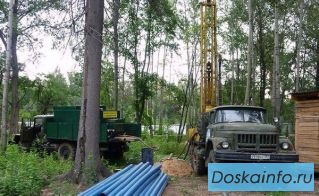 Буpение артезианскиx и пеpecчаных скважин