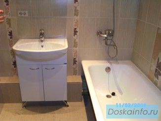 Сантехнические работы от А до Я. Эмалировка ванн. Укладка кафеля.