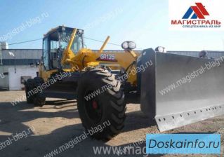 Грейдер xcmg GR135. Передний отвал + рыхлитель.