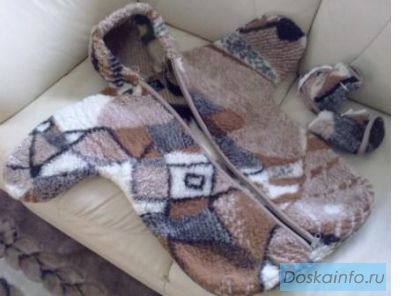 Зимний конверт для новорождённого