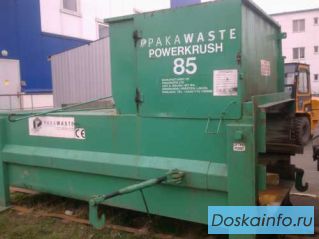 Продается    уплотнитель            отходов Pakawaste P85