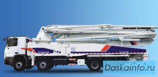 Автобетононасос ZOOMLION ZLJ5419THB 52X-6RZ шасси Mercedes Actros, 2012 года