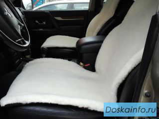 Накидки из овечьей шерсти и шкуры на сидения