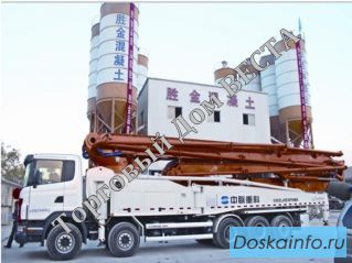 Бетононасос Zoomlion ZLJ5530THBK 63X-6RZ на шасси Scania, 2013г. 