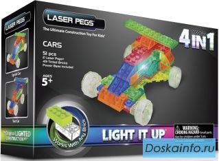 Светящийся конструктор Laser Pegs