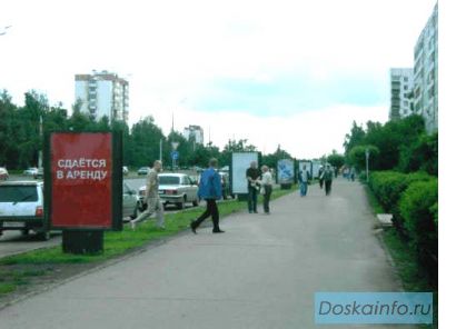 Размещение рекламы на сити-формате 