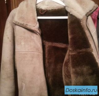 Продается мужская дубленка. Б/У, почти новая,