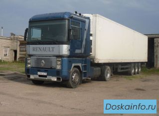 Сцепка. Тягач Renault Magnum, рефрижератор Schmitz