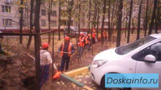 Разнорабочие, уборка снега
