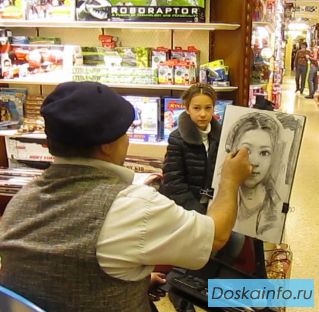 Портрет,       веселый    шарж     на   ваш праздник и не только!