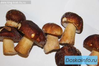 Гриб белый свежий шоковой заморозки из Тюмени.100%не червивый.500рублей кг.