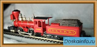  Модель локомотива 2 - 4 - 0 'BOWKER'.Rivarossi. Масштаб H0.