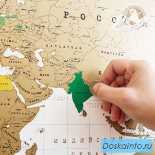 Скретч карта мира