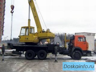 Услуги автокрана 25 тонн стрела 22-31м
