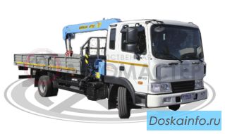 Бортовой  Hyundai  HD 120 с КМУ ИНМАН ИТ-80